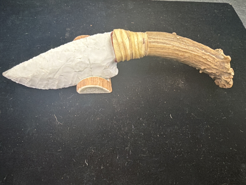 Hand Napped Flint Knife