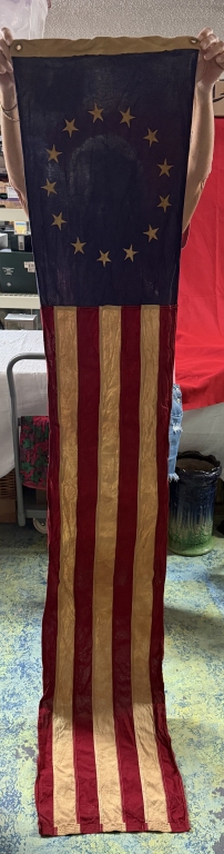 Vintage 13 Star American Pull Down Flag