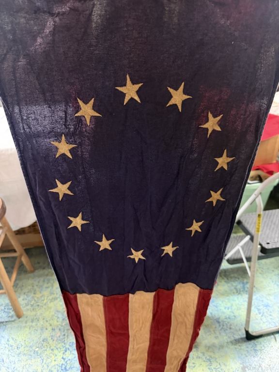 Vintage 13 Star American Pull Down Flag