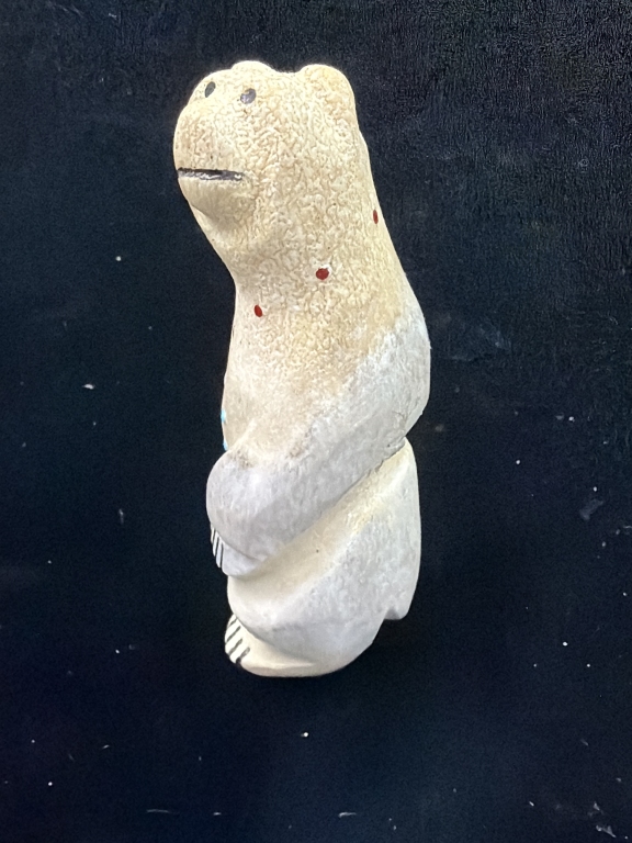 Hand Carved Standing Bear Fetish