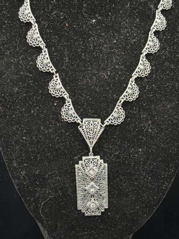 Art Deco Filigree Set