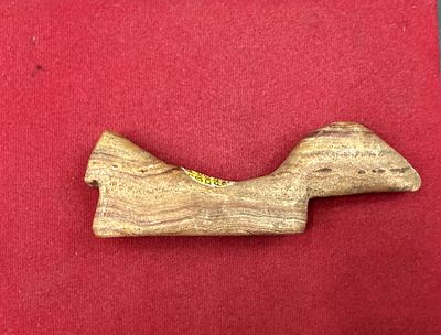 Native American Bird Stone. Measures 4 1/4" and rare piece. Tag on piece with info. See pictures 
