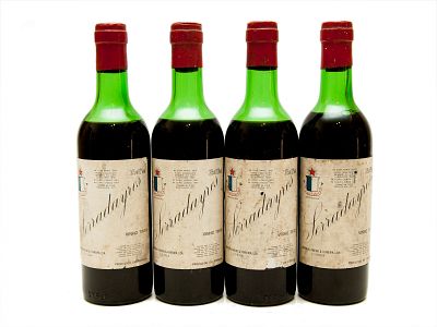 QUATRO GARRAFAS DE VINHO TINTO DE MESA DA REGI&Atilde;O DO TEJO. Quatro ( 4 ) garrafas de vinho 