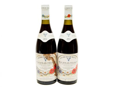 DUAS GARRAFAS DE VINHO TINTO DE MESA FRANC&Ecirc;S. Duas ( 2 ) garrafas de vinho tinto de mesa 