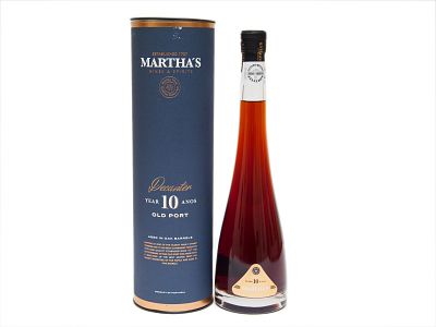 GARRAFA DE VINHO DO PORTO. Uma ( 1 ) garrafa de vinho do Porto “MARTHA’S – 10 YEARS OLD PORT” 