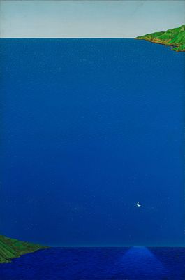 Luciano Florio Paccagnella (1952) - Introspezione. Tecnica Olio su tela Misure 120x80 cm Data 