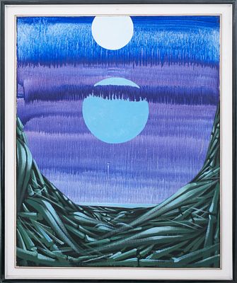 Cesare Peverelli (Milano 1922–Parigi 2000) - Senza titolo. Tecnica Olio su tela Misure 100x80 cm 