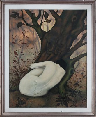 Bruno Casalini (Valsaviore 1931-Edolo 1982) - Senza titolo. Tecnica Olio su tela Misure 100x80 cm 