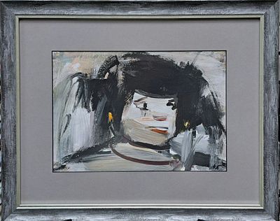 Батынков Константин Александрович. "
&laquo;Детство&raquo;
Бумага, гуашь. Из собрания художника. Работа 