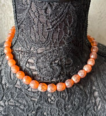 Винтажные советские бусы из граненого янтаря. Калинградский янтарный комбинат до 1987 года. 