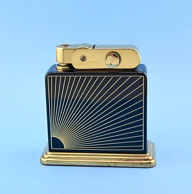 Зажигалка бензин настольная Япония. Настольная бензиновая зажигалка с боковой кнопкой 