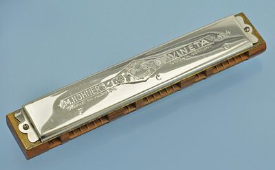 ГУБНАЯ ГАРМОШКА Vineta F/C/G No. 4 M. HOHNER Германия
Губная гармошка Vineta F/C/G No. 4 фирмы 