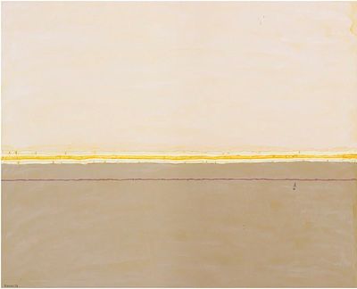 [Коллекция Г.Костаки!] Вулох Игорь. Светлые поля N&deg;7. 1979 год. Картон, масло. 57&times;71см.
. Выставк 