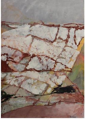 Игорь Вулох - Игорь Вулох. Без названия. 2000-е. Бумага, акрил, 85х60. Подпись автора внизу. 