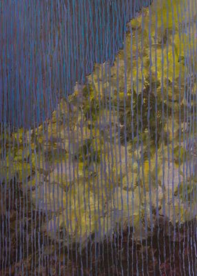 Игорь Вулох - Игорь Вулох. Без названия. 1988. Бумага, акрил, 85х60. Подпись автора внизу. Работа 