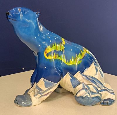 Никольская
Авторская скульптура &laquo;Северное сияние&raquo;. Фарфор. Ручная отливка, ручная роспись. 