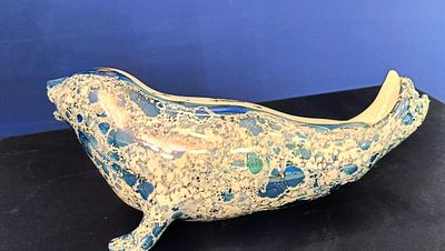 Авторская Скульптура Белек. 
Ручная авторская роспись &laquo;Одуванчики&raquo;
Размер 102х262х104 мм. 