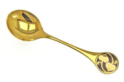 Коллекционная ЛОЖКА Robbe Berking серебро 925 пробы эмаль 1978. Начиная с 1969 года фирма 