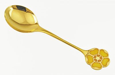 Коллекционная ЛОЖКА Robbe Berking серебро 925 пробы эмаль 1980. Начиная с 1969 года фирма 