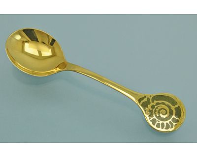 Коллекционная ложка Robbe Berking серебро 925 пробы эмаль 1975. Начиная с 1969 года фирма 