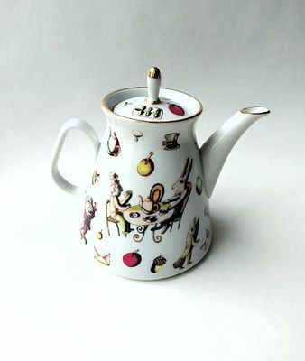 Тарасюк Иван Иванович - Тарасюк Иван. Чайник "Алиса". Форма "Молодежная". Фарфор, полихромное 