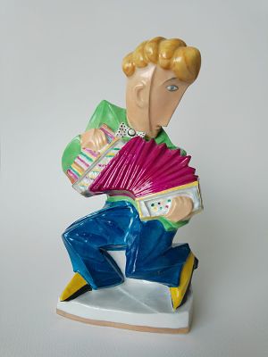 Тарасюк Иван Иванович (род. 1957). &laquo;Аккордеонист&raquo;. 2024 год. Санкт-Петербург, Императорский 