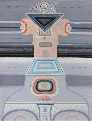 Янкилевский Владимир (1938-2018) Женщина у моря. 1996. Холст, масло. 116х88,5 см. Янкилевский 