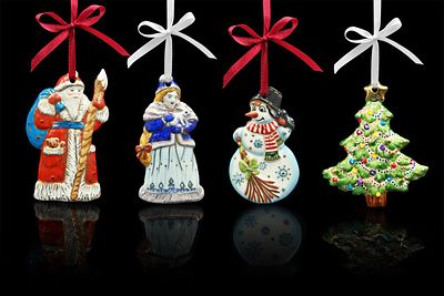 Коллекция ёлочных игрушек &laquo;Классика Нового года&raquo;
В набор вошли четыре легендарных символа 