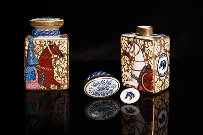 Фарфоровый диффузор &laquo;Персидская сказка&raquo;. Авторское изделие, выполненное из тонкого фарфора и 