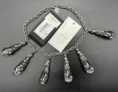 Эффектнейшее колье Giorgio Armani. Новое. Сертификат. Металл, хрусталь. Ручная работа. 