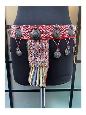 Винтажный пояс ручной работы с fashion show Roberto Cavalli 2002 года. . Куплен в Милане в 