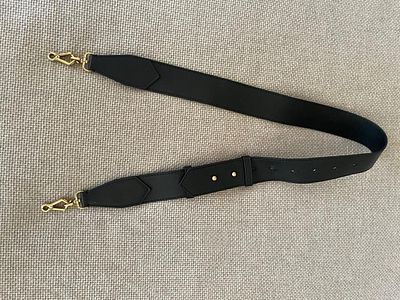 МаxMara первая линия. Италия. Съёмный ремень для сумки. Черный, длина 100 см