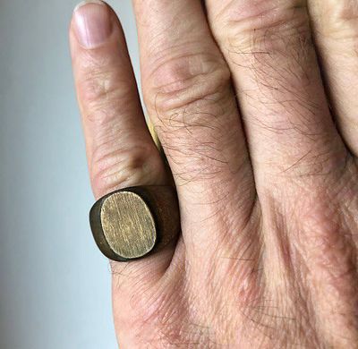 Maison Martin Margiela - Серебряный мужской перстень модного Дома Maison Martin Margiela PARIS. 