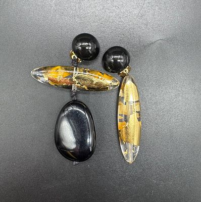 MARINA RINALDI. Клипсы . длина 7 см. 
Marina Rinaldi – итальянский люксовый бренд женской одежды 