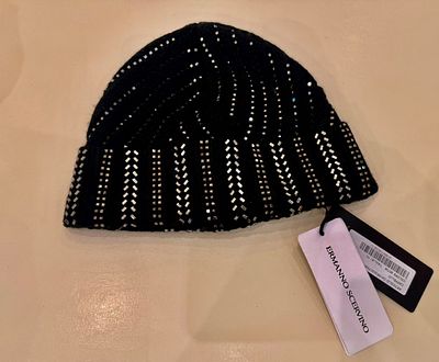 Шапочка Ermanno Scrrvino. Новая. Кристаллы Swarovski. Размер универсальный.