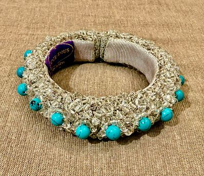 Браслет St Erasmus. Новый. Бисер, стекло, металл, бусины, текстиль. Маркировка. Цвет 