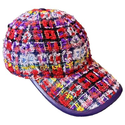 Кепка Gucci. 
Твид, кожа. Новая