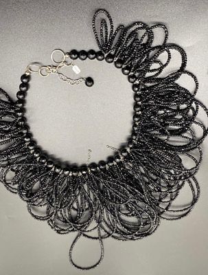 Великолепное колье-манишка от Кристофера Крауч(Moans couture). США. Полностью ручная работа. 