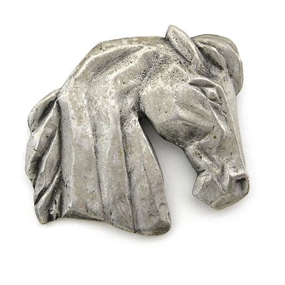 Jonette Jewelry co (JJ). Брошь "Конь". США. 90-е года 20 века. Выразительная брошь! Крупная 