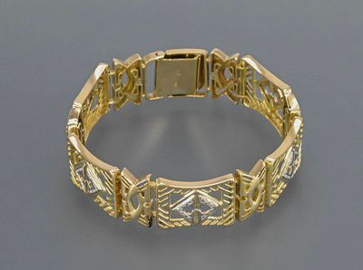 Браслет золото 585 проба бриллианты СССР
Интересный браслет из золота 585 пробы с бриллиантами 