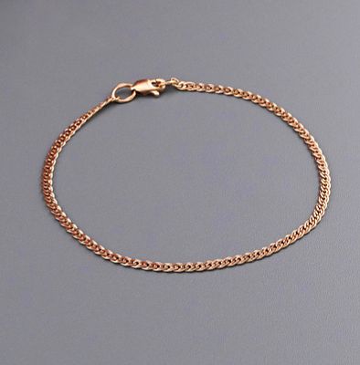 Браслет золото 585 проба двойной ромб Россия. Браслет из золота 585 пробы, плетение двойной ромб 