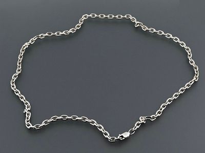 Цепочка якорная серебро 925 проба Россия. Цепь из серебра 925 пробы, якорное плетение 