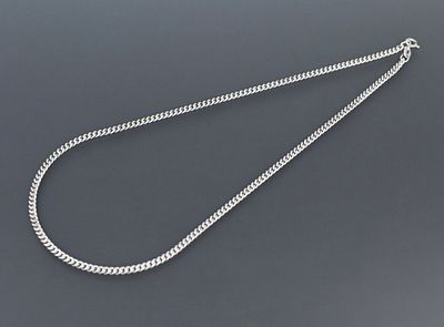 Цепочка панцирная серебро 925 проба Италия. Цепочка панцирного плетения из серебра 925 пробы 