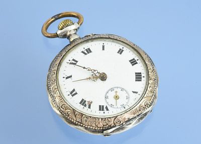 Старинные ЧАСЫ карманные серебро 800 проба. Старинные карманные часы Изготовлены в Швейцарии, на 