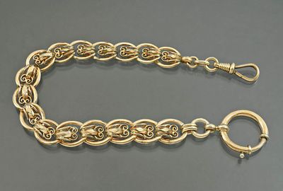 ЦЕПОЧКА для карманных часов. Старинная цепочка для карманных часов Изготовлена в Германии, в 