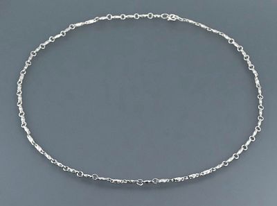 Цепочка кресты серебро 925 проба Россия. Цепь из серебра 925 пробы, звенья сложной формы с 