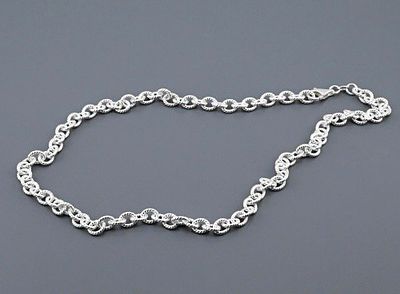Цепочка литая серебро 925 проба Италия. Цепочка из серебра 925 пробы, звенья литые Производство 