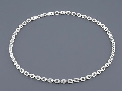 Цепочка литая серебро 925 проба Италия. Цепочка из серебра 925 пробы Производство Италия, начало 