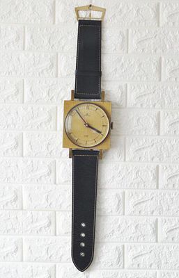 ЧАСЫ настенные "ANKER" Германия. Настенные часы в виде наручных часов формата XXXL - рекламный 