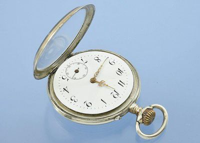 ЧАСЫ карманные серебро 800 проба Швейцария. Старинные карманные часы , корпус из серебра 800 